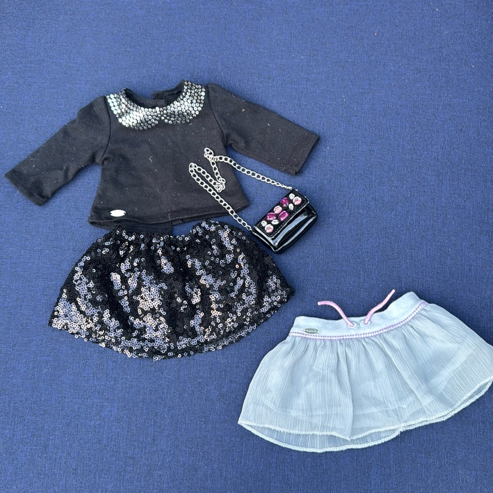 American Girl Doll Clothes & Purse